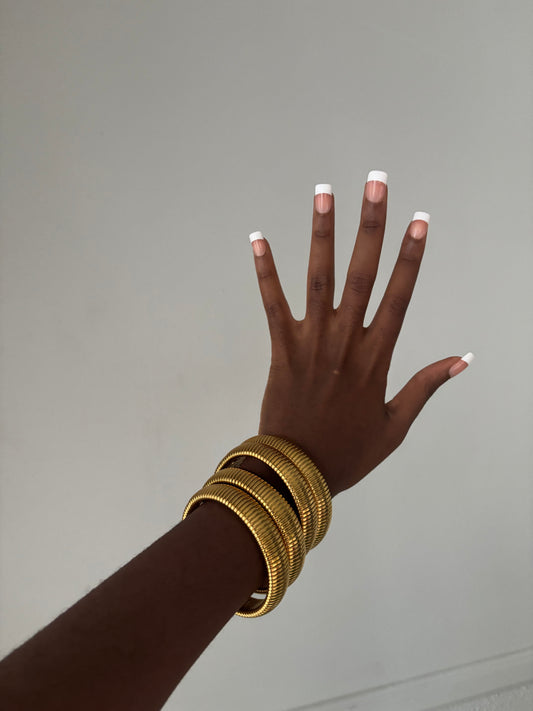 Gold flex bracelet