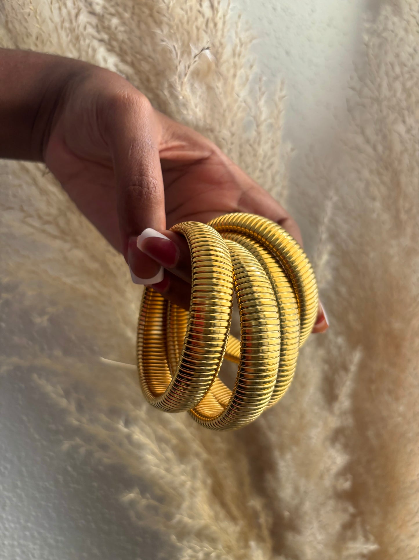 Gold flex bracelet