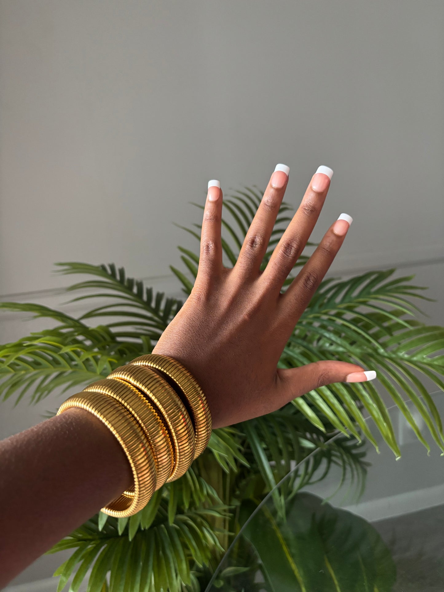 Gold flex bracelet